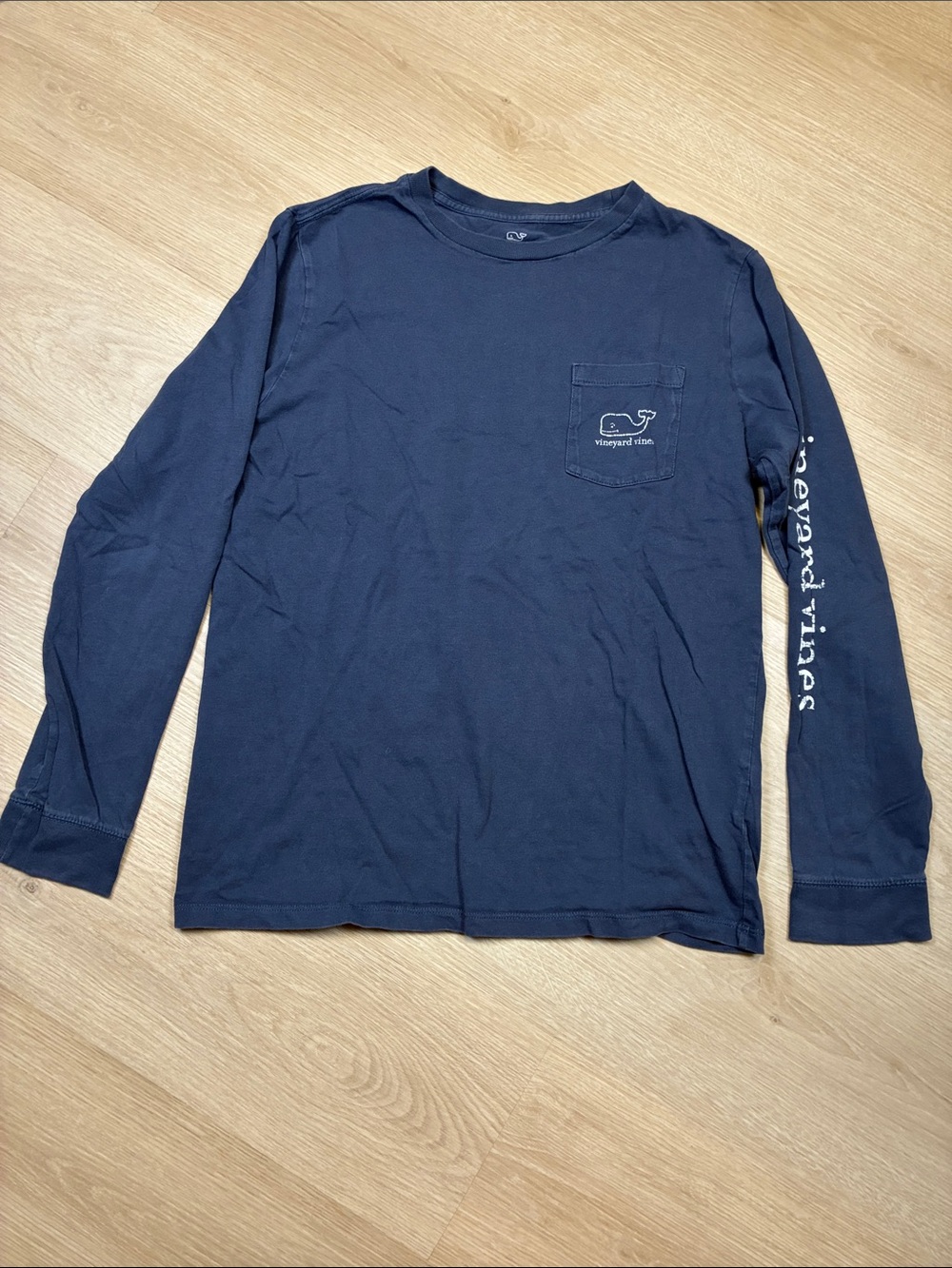 Vineyard Vines Long-Sleeve Pocket Tee - Navy